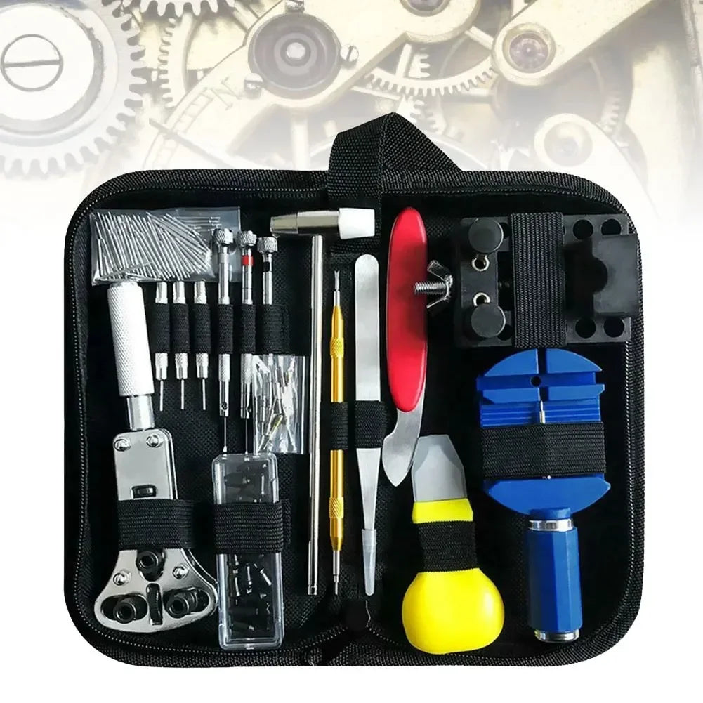 147Piece/Set Watch Opener Repair Tool Kit Clock Maintenance Hardware Tools Watch Maintenance Open Back Remove Strap Repair Kit