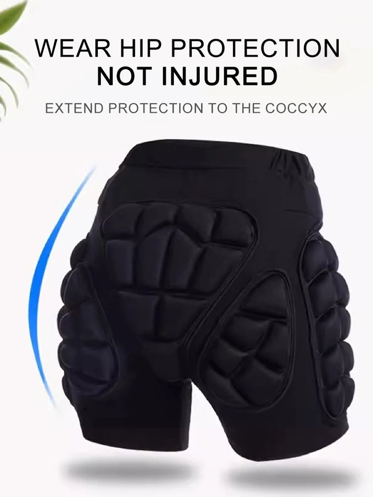 3D Snowboard Butt Pad Guard Winter Skating Protective Hip Pad Snowboarding Impact Shorts Ski Ice Skating Roller Snowboard Gear