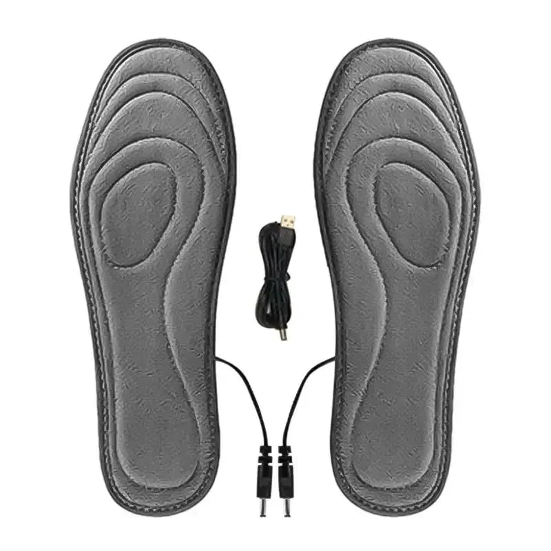 USB Heated Insoles Breathable Heating Insoles Foot Warmer Insoles Washable Warm Insoles  Men Women Hunting Camping Skiing