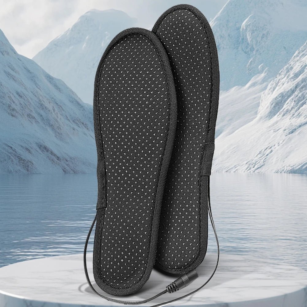 Electrically Heating Insoles Warm Thermal Insoles Foot Warmer Heating Shoe Pad for Women Men