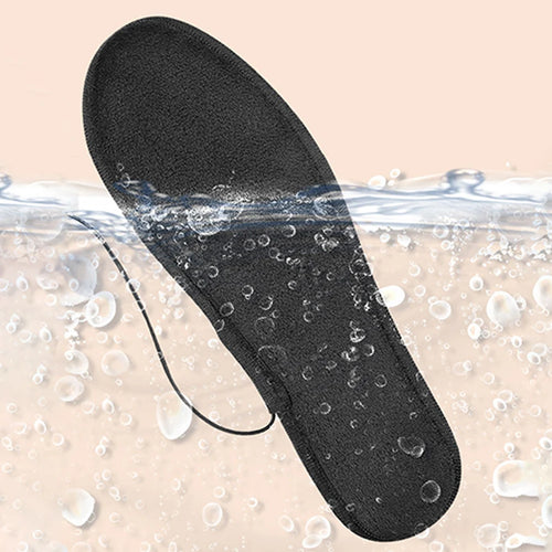 1 Pair USB Heated Shoe Insoles Electric Foot Warming Pad Feet Warmer Sock Pad Mat Winter Outdoor Sports Heating Insole Warm